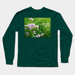 spring flowers meadow Long Sleeve T-Shirt